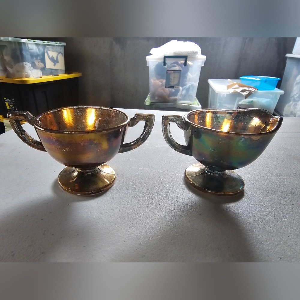 Vintage Creamer & Sugar